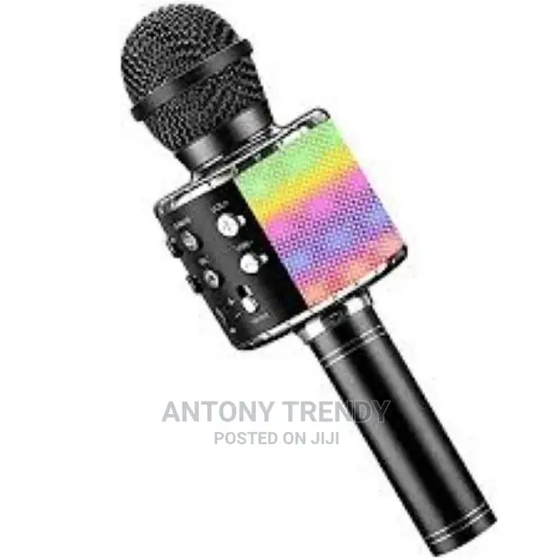 Black Karaoke Microphone ,New in Market Bluetooth Microp