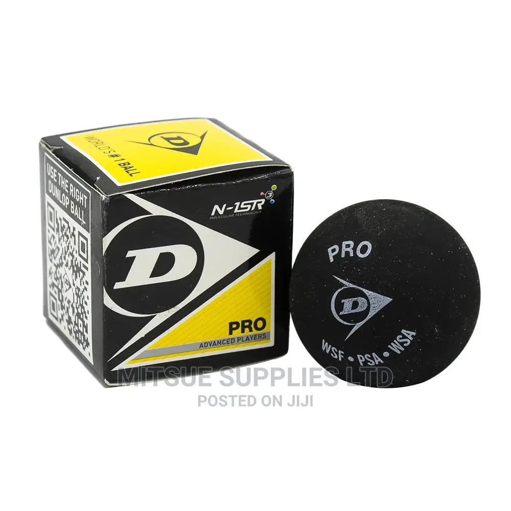 Dunlop Squash Ball Double Yellow Dot