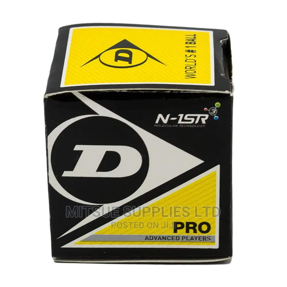 Dunlop Squash Ball Double Yellow Dot
