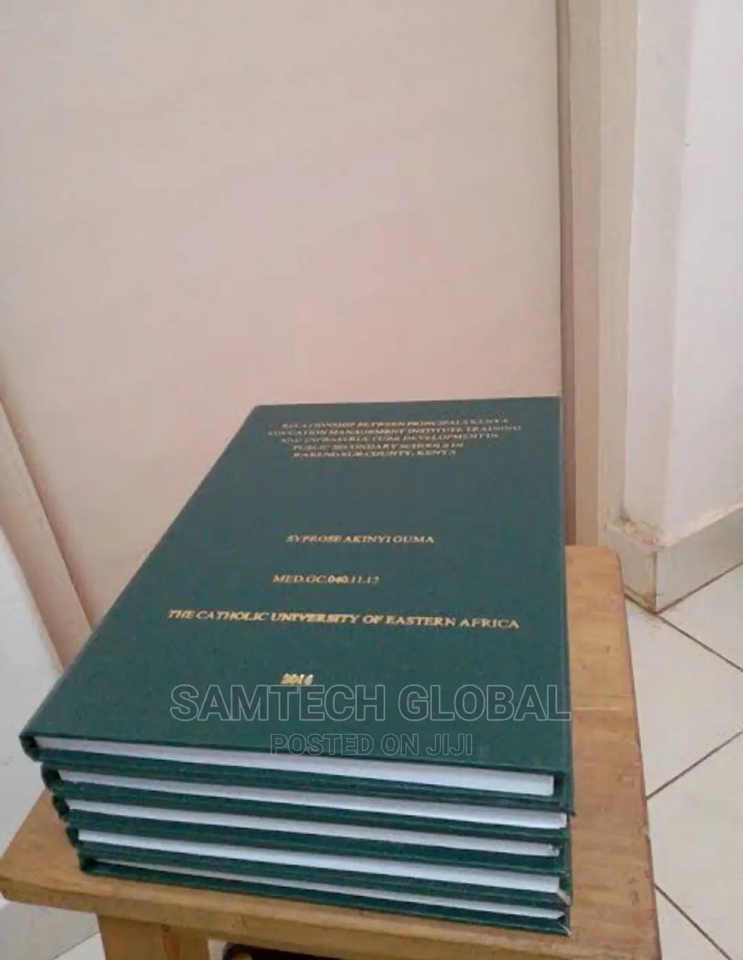 School Project, Hardcover Binding