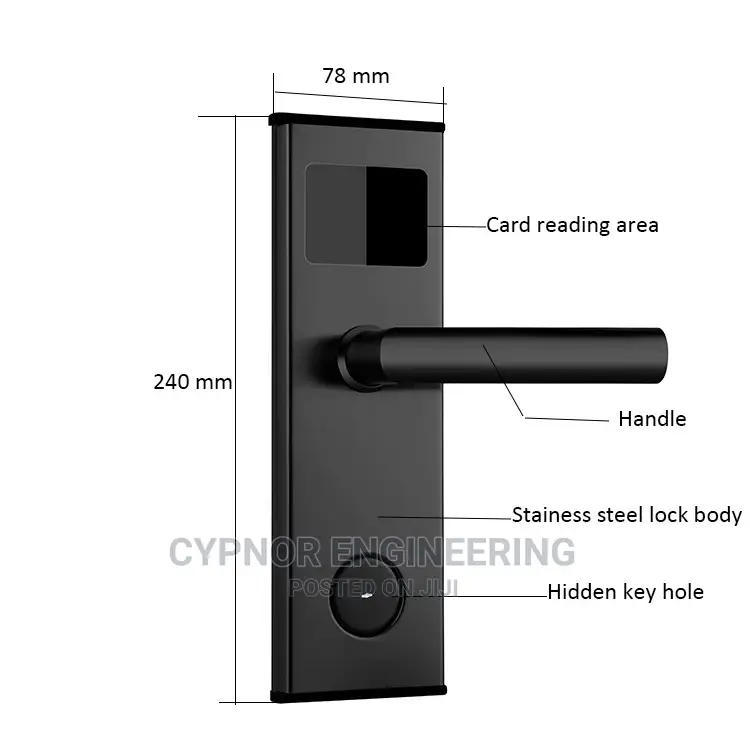 Fingerprint, Password, Rfid Card Door Lock