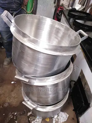 Stainless Steel Sufuria-Heavy-Duty Highly Polished Stainless