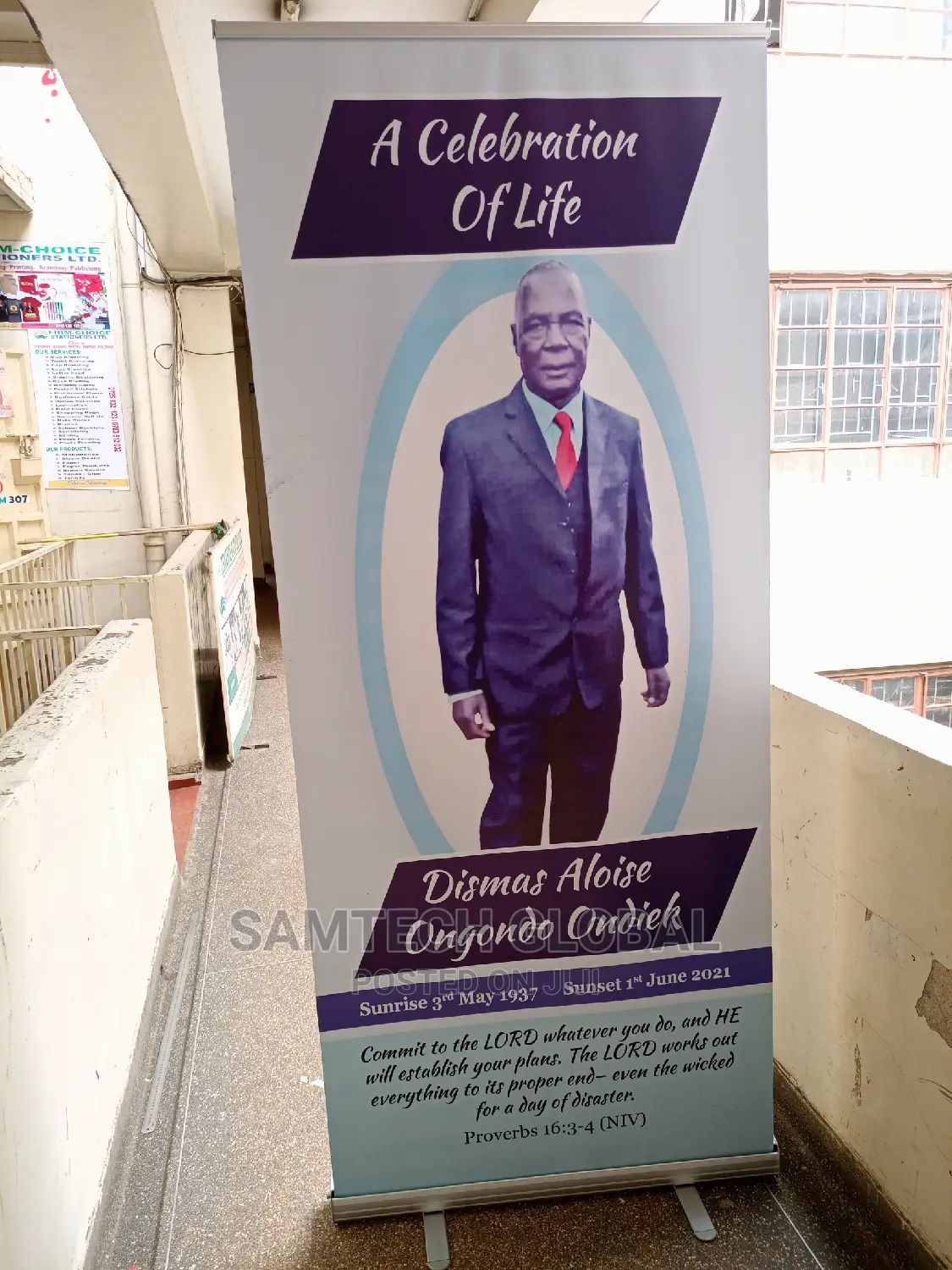 Full Color( Funeral Roll Up Banner Printing