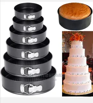 *6pcs Round Shape Baking Trays*
