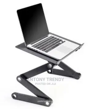 Aluminum Laptop Stand,Foldable Portable Ventilated Desktop L