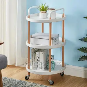 3 Tiers Nordic Style Luxury Mobile Trolley