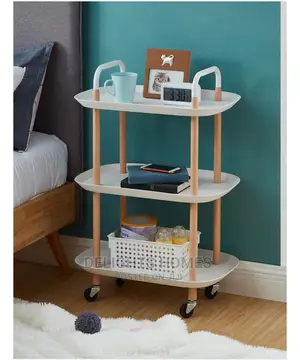 3 Tiers Nordic Style Luxury Mobile Trolley