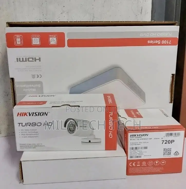 Hikvision 4 Camera Compete Kit