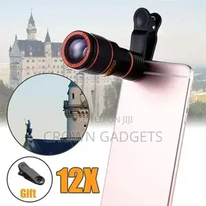 Cell Phone Camera Lens, 12X Zoom Telephoto