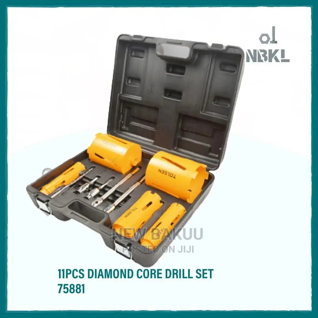 Tolsen 11pcs Diamond CORE Drill Set 75881