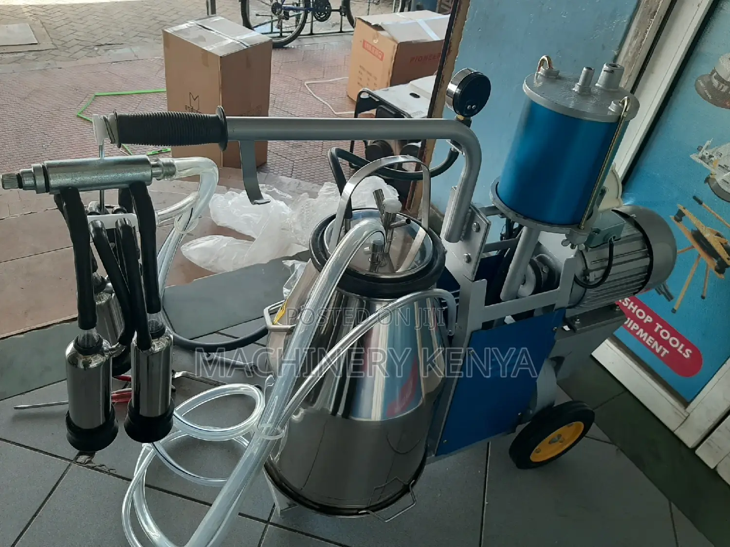 Single Cow Electric Milking Machine