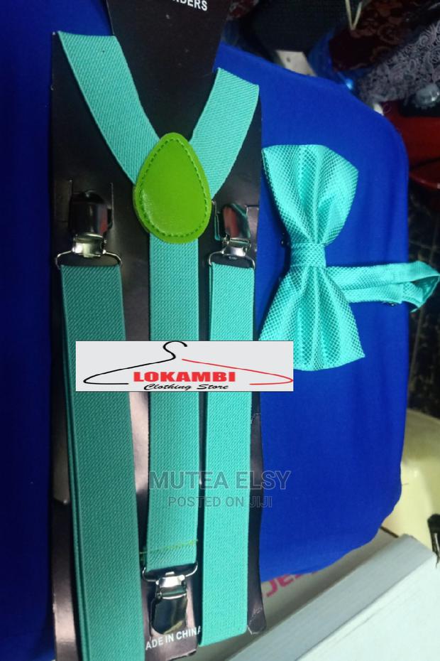 Mint Green Suspenders Bowties Sets - thumbnail 2