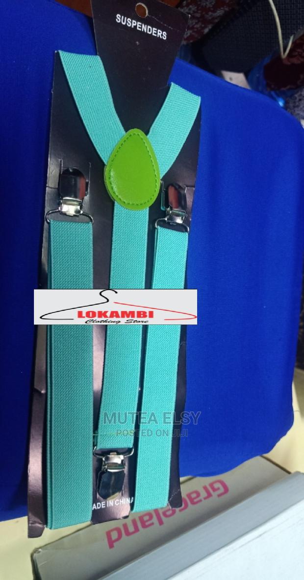 Mint Green Suspenders Bowties Sets - main view