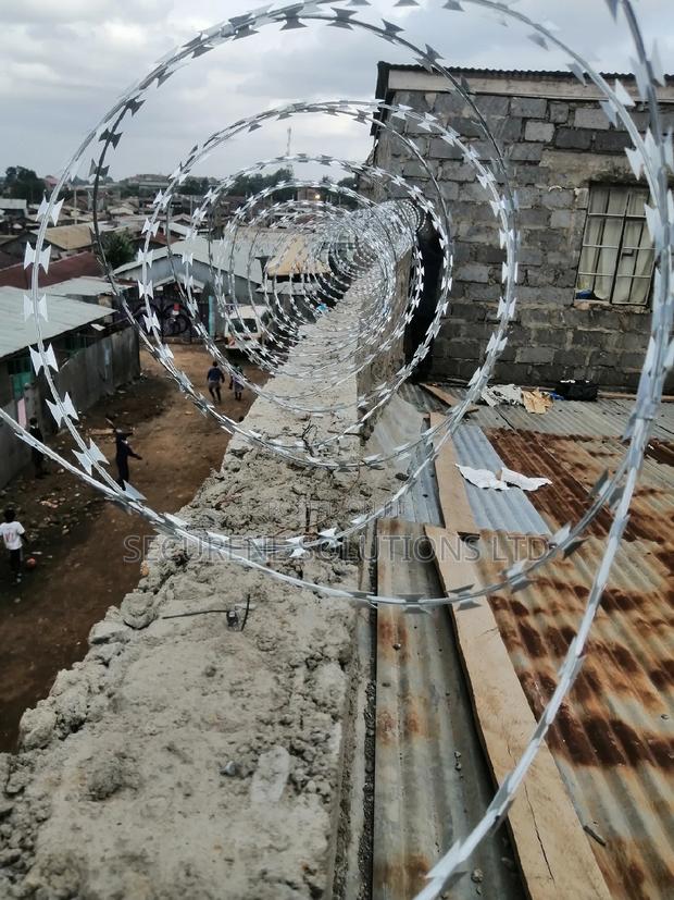 Silver Razor Wire 450mm - thumbnail 4