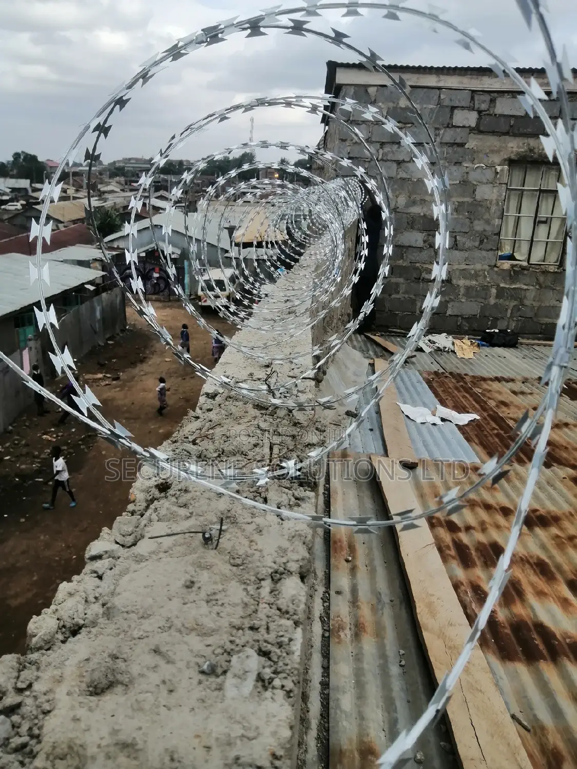Silver Razor Wire 450mm