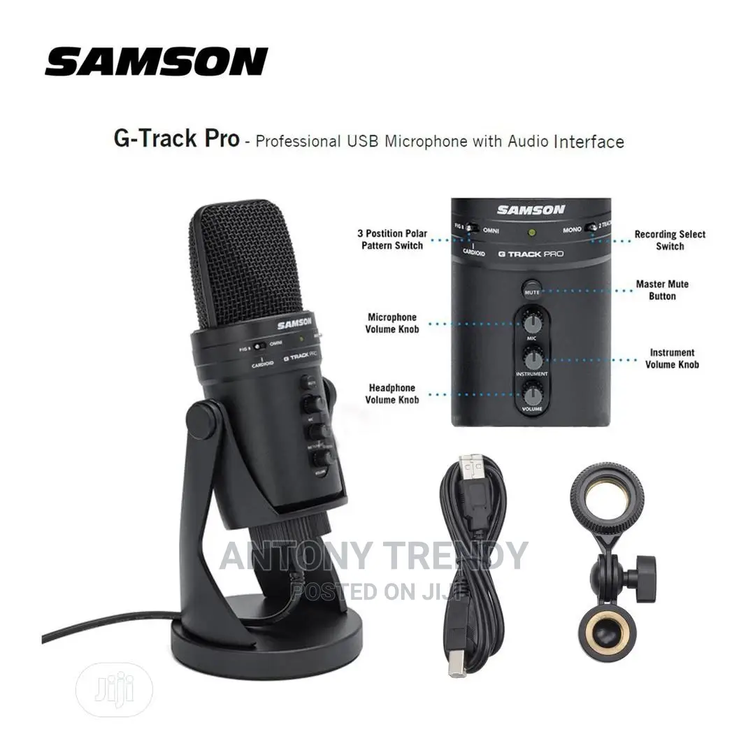 Usb Microphone With Built-in Audio Interf