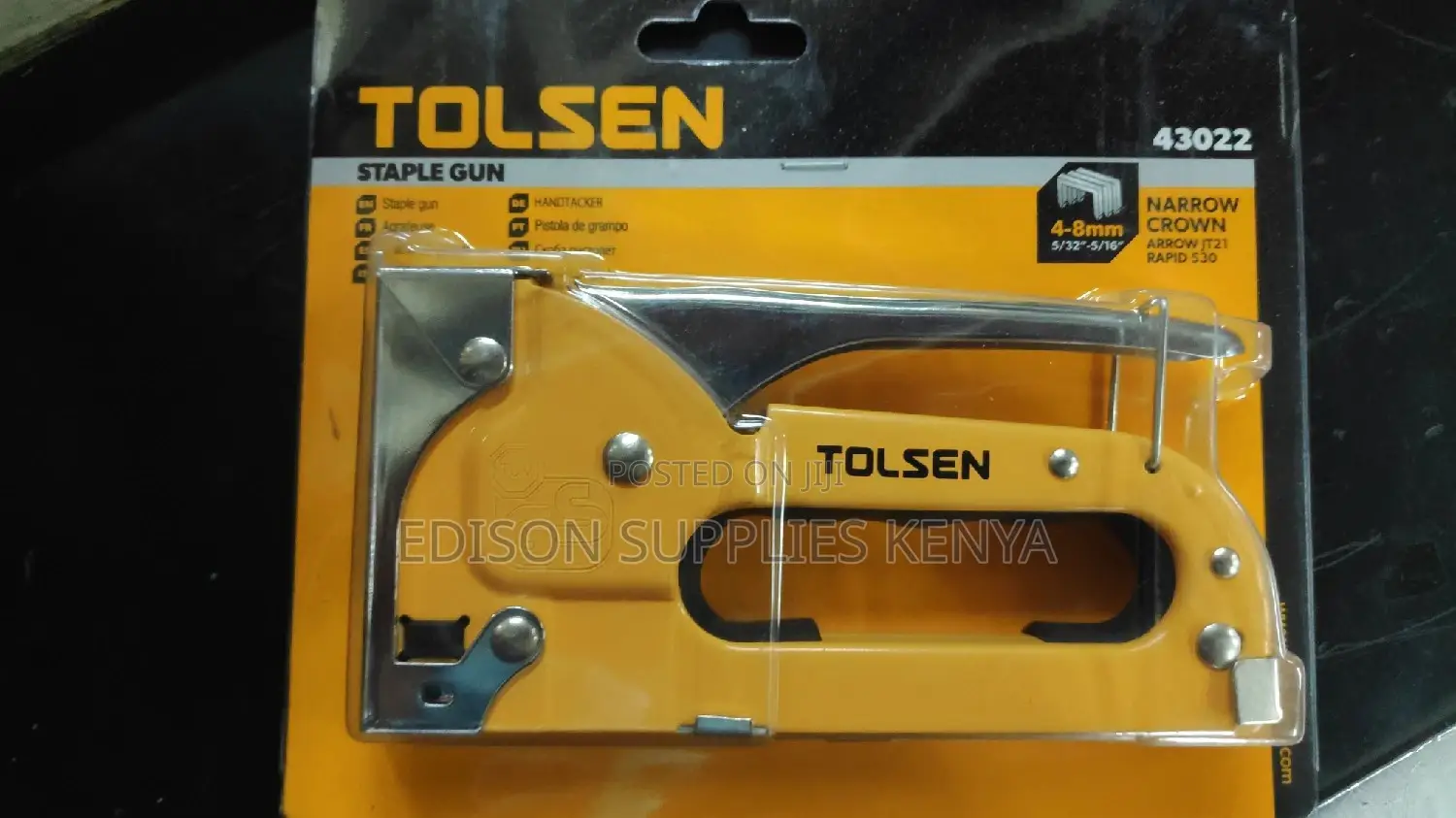 Staple Gun Tolsen Light Duty Staple Gun 43022 Tacker Gun