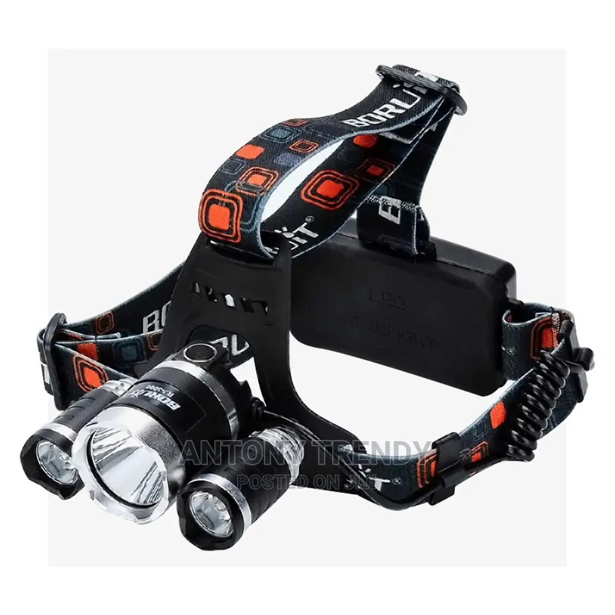 3 Cree Xm-L T6 Led 5000 Lumens Headlight
