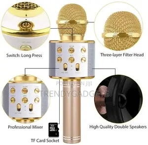 Wireless Bluetooth Karaoke Microphone,3 in 1 Portable