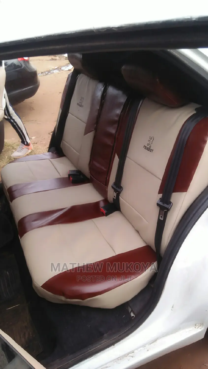 Maroon Cream Car Seat Covers