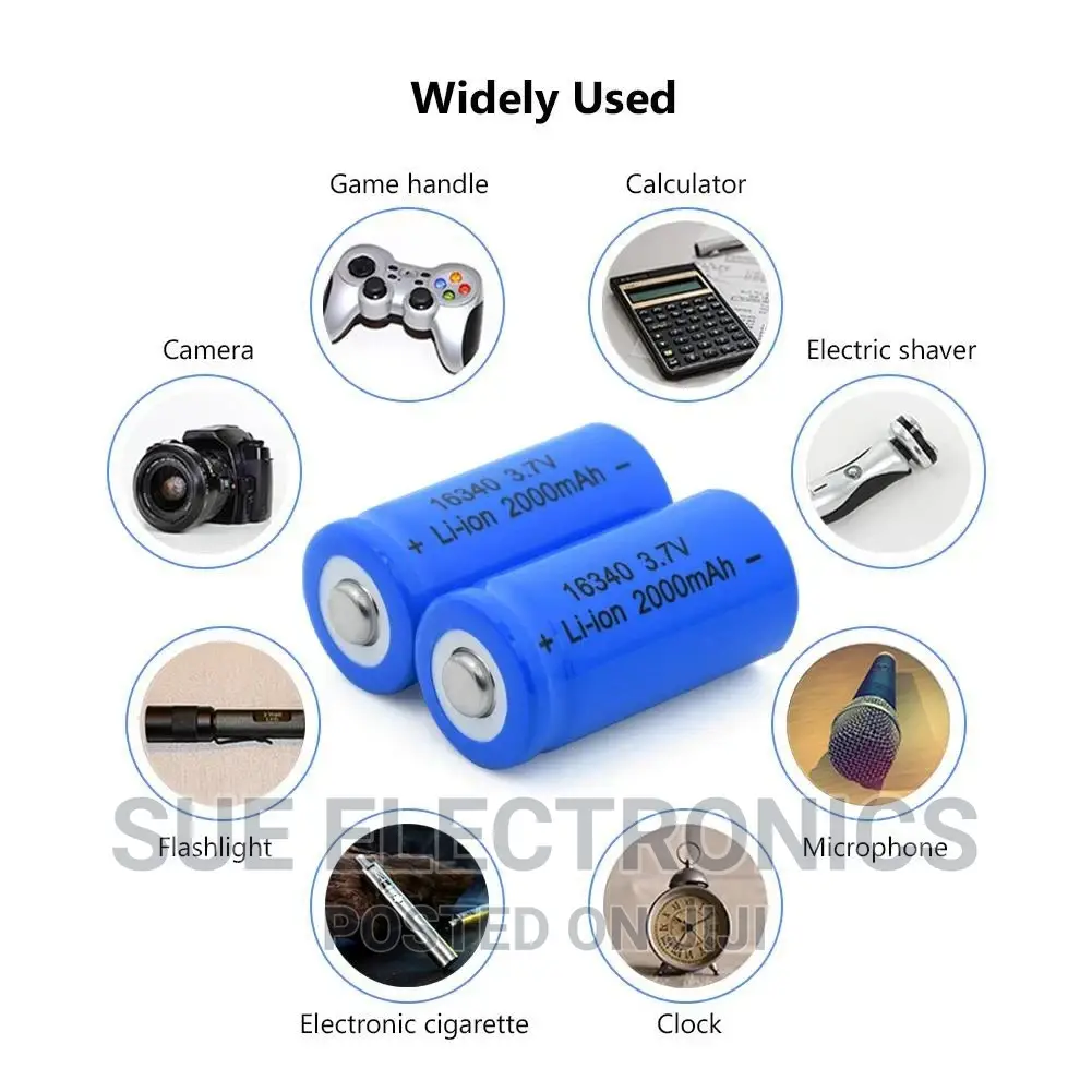 16340 Rechargeable Batteries CR123A 3.7V in Nairobi Central