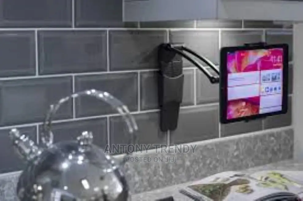 Kitchen Tablet Mount Stand 5-in-10 Wall, Table, Counter