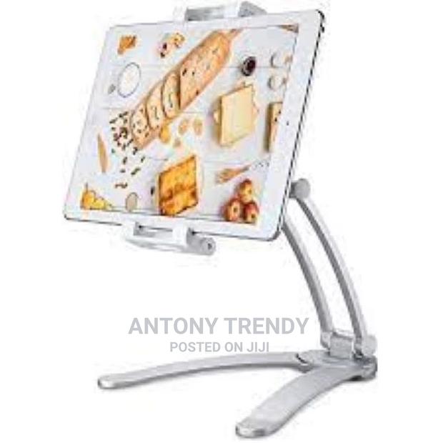 Kitchen iPad Stand Adjustable Kitchen Tablet Mount Fit Ortab - main view