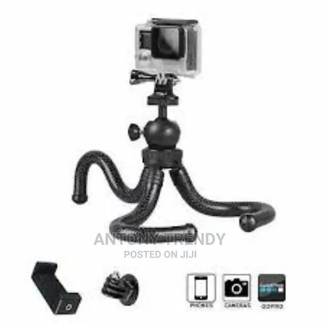 Flexible Tripod for iPhone, 12" Smartphone Tripod + High-Spe