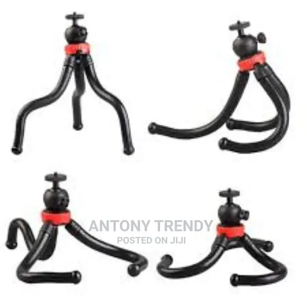 Travel Tripod, Flexible Camera Phone Tripod 4 in 1 O