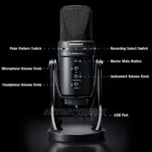 Condenser Mic With Audio Interface + Samson G-Track Pro Pop