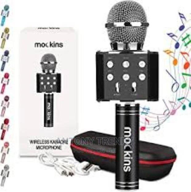 Upgraded Wireless Bluetooth Karaoke Microphone With Dual Ste - main view