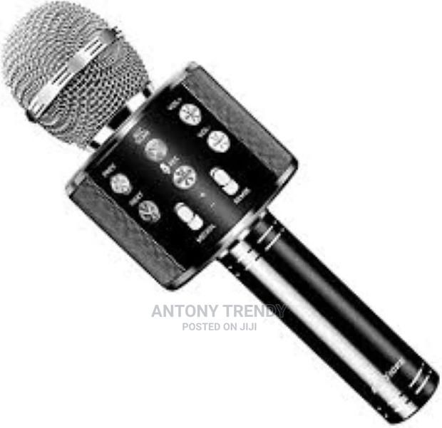 Suny Wireless Bluetooth Karaoke Microphone With Led Lights, - main view