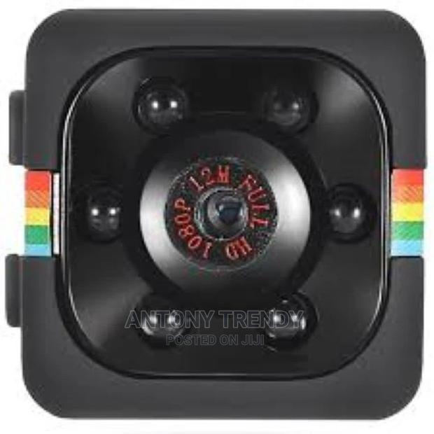 SQ11 720P HD 1080P Sensor Night Vision Mini Spy Camera - Bla