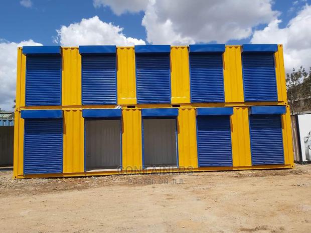 2x40ft Container Stalls Set for Kisumu - main view