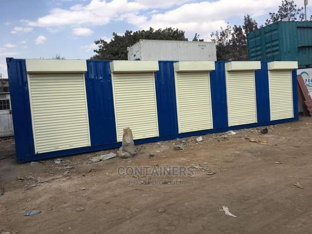 Container Stalls Ready for Occupation - main view