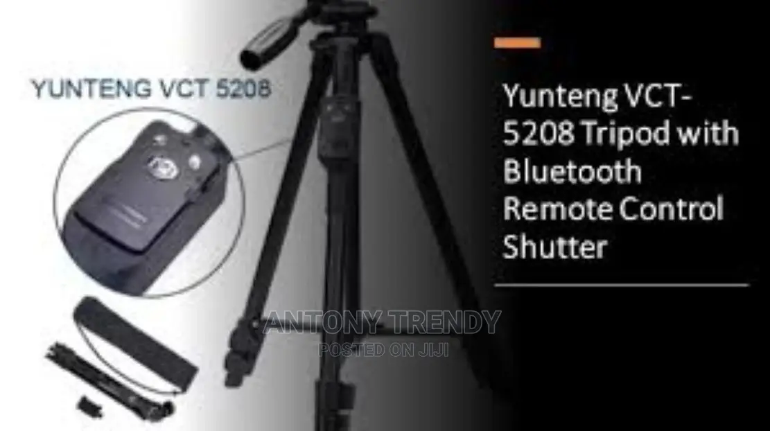 High Quality New Product Yunteng VCT-5208 Tripod (Black)