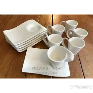 6pcs Cury Cups and Saucers