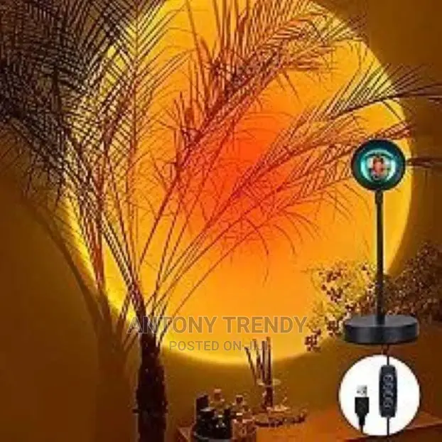 Reachargerble and Easy to Carry Sunset Projection Led Light