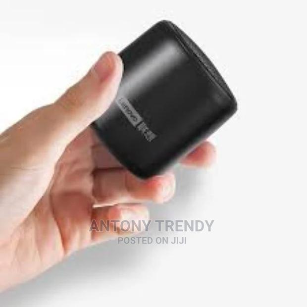 Black in Colour Lenovo L01 Mini Bluetooth Speaker - main view