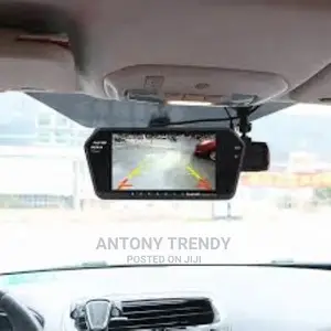 Easy to Install 7" LCD Mirror Monitor +Wireless Car Reverse