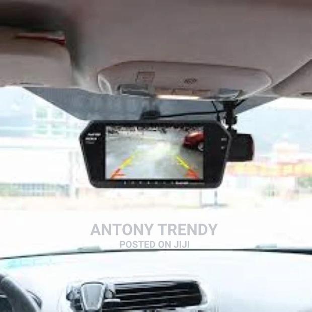 Easy to Install 7" LCD Mirror Monitor +Wireless Car Reverse