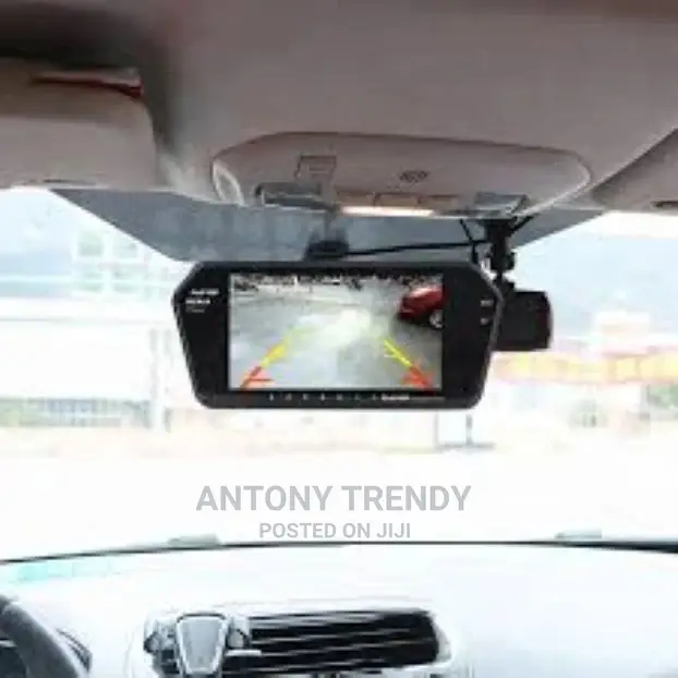 Easy to Install 7" LCD Mirror Monitor +Wireless Car Reverse