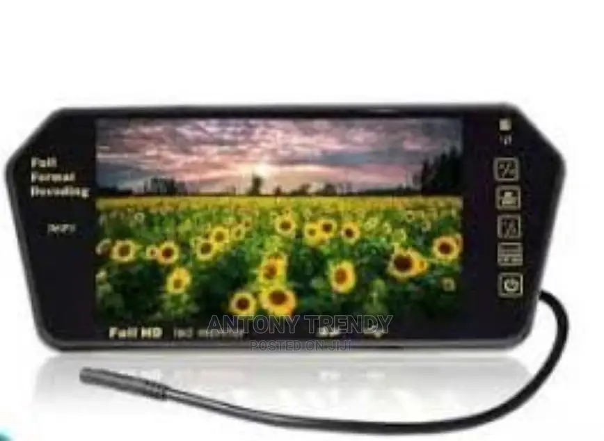 Portable 7 Inch Car Rear View Mirror Monitor for Backup Reve