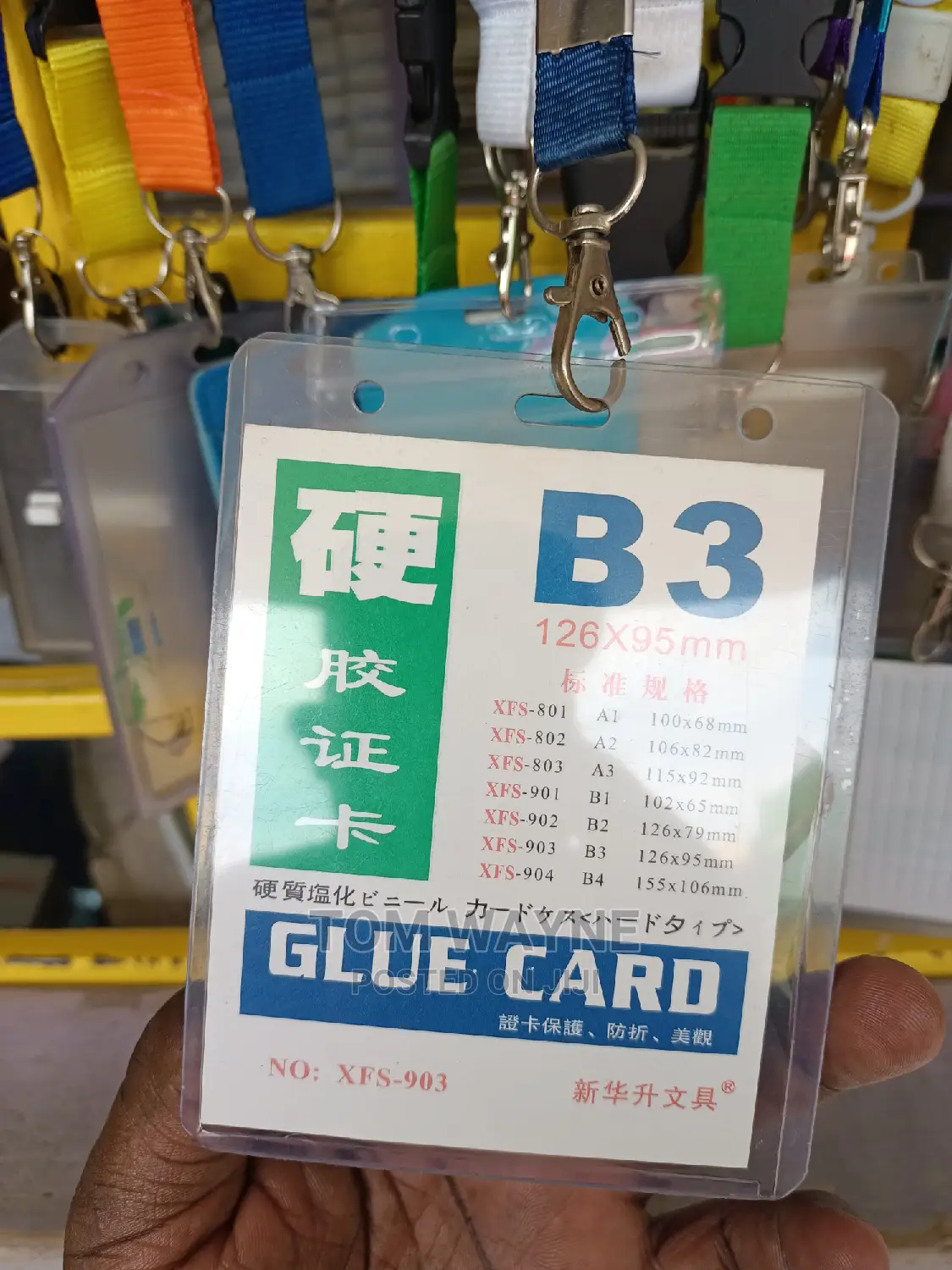Clear I.D Holders