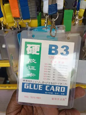 Clear I.D Holders