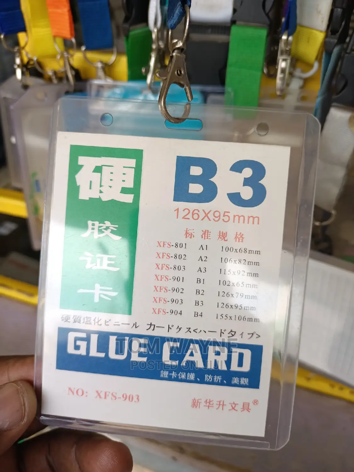 Clear I.D Holders
