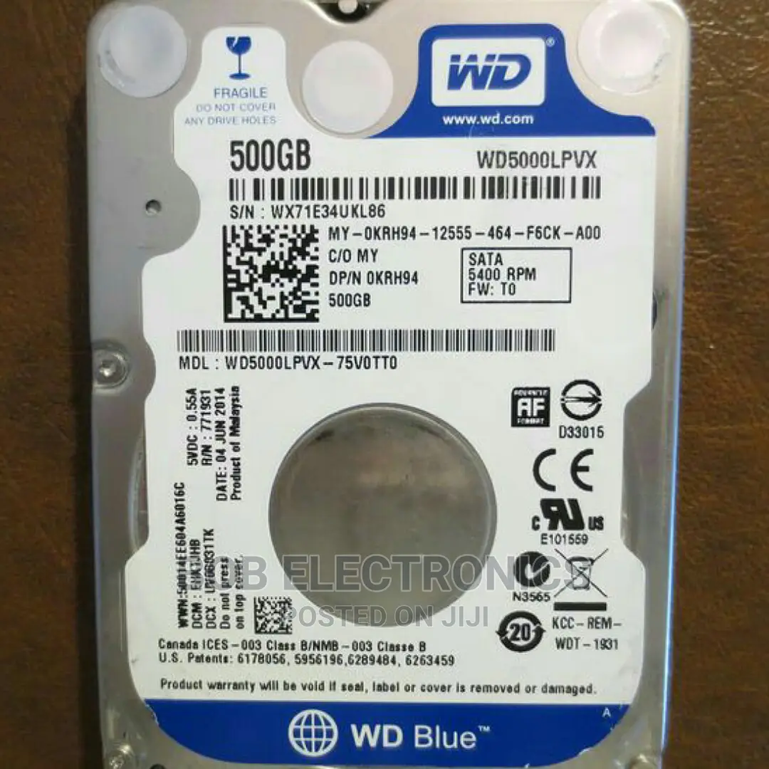 500gb Laptop Hard Disk Long Lasting