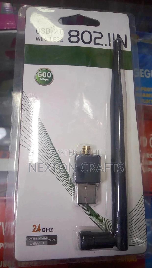 Wifi Receiver With Antenna Mini USB 2.0 Wireless 802.11n - thumbnail 2
