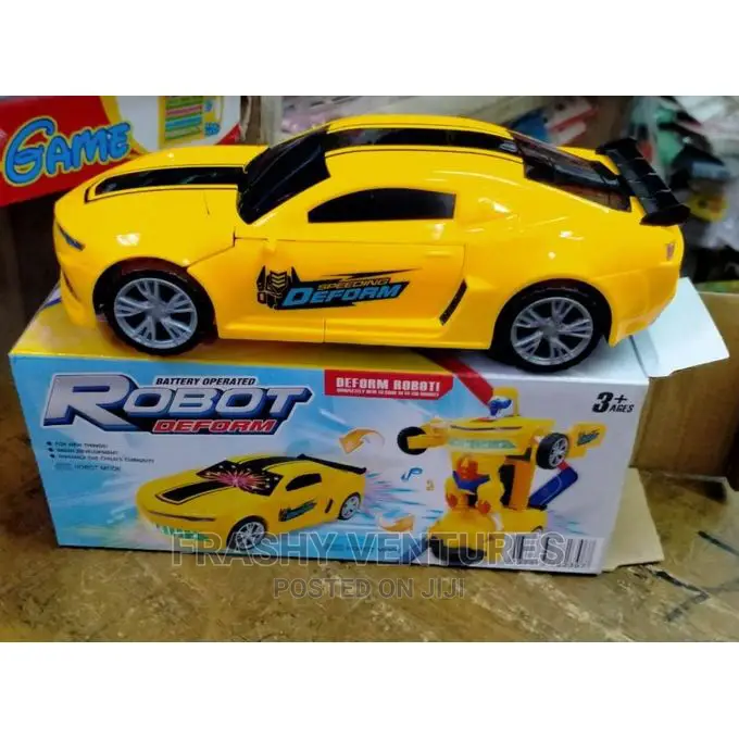 Generic Kids 2in1battery Operated Robot Deformed Toy Car