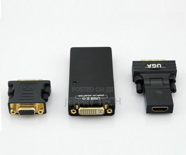 USB 2.0 to Dvi HDMI VGA Multi Display Graphic Adapter Conver - thumbnail 4